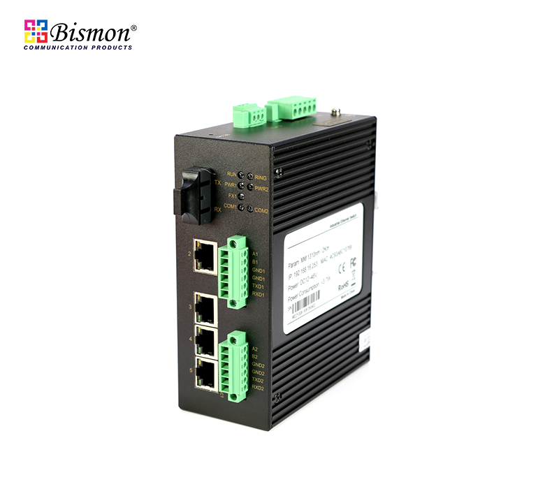 1Port-100FX-MM-with-4port-LAN-10-100TX-RJ45-2port-RS485-232-Industrial-Switch